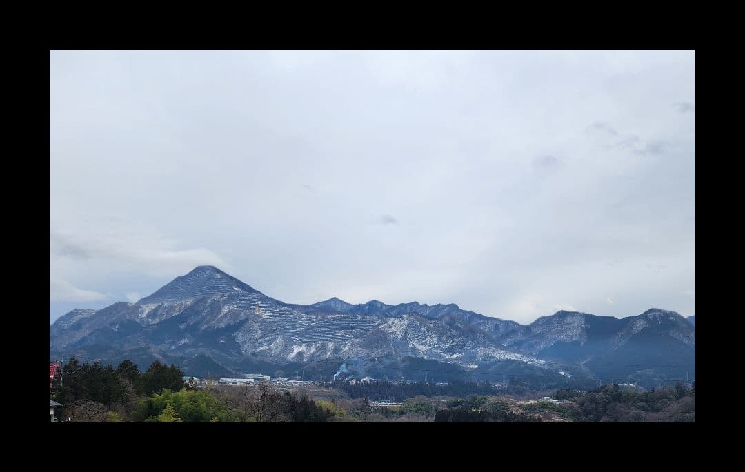 埼玉県　秩父盆地のシンボル　武甲山のアンティーク写真　貴重な写真