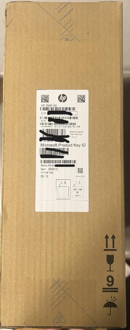 【新品未開封品】HP 250R G9 i5 メモリ16GB SSD256GB