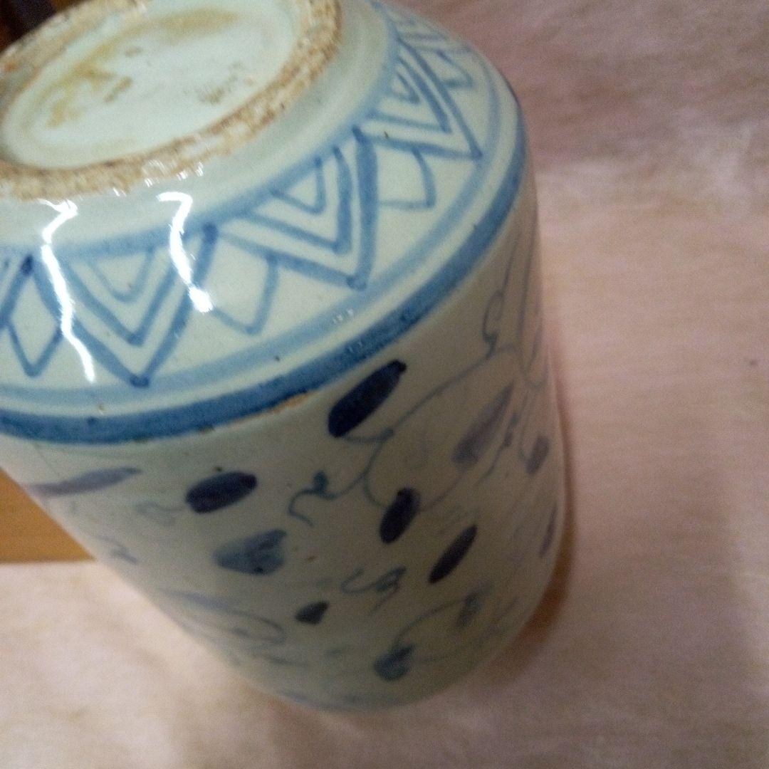 中国美術　宋胡録花入　16世紀　古美術　骨董品　古道具