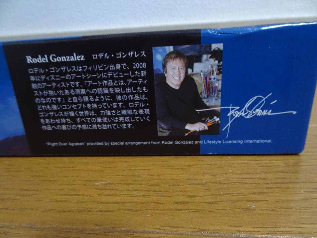 糊付なし。箱＆額縁　ディズニー　アラジン　 フライトオーバー　アグラバーfe12
