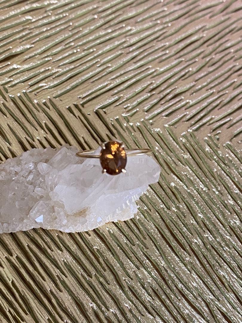 最安値　13号　8×6ミリ　エンスタタイト　ハイパーシーン　リング　k10