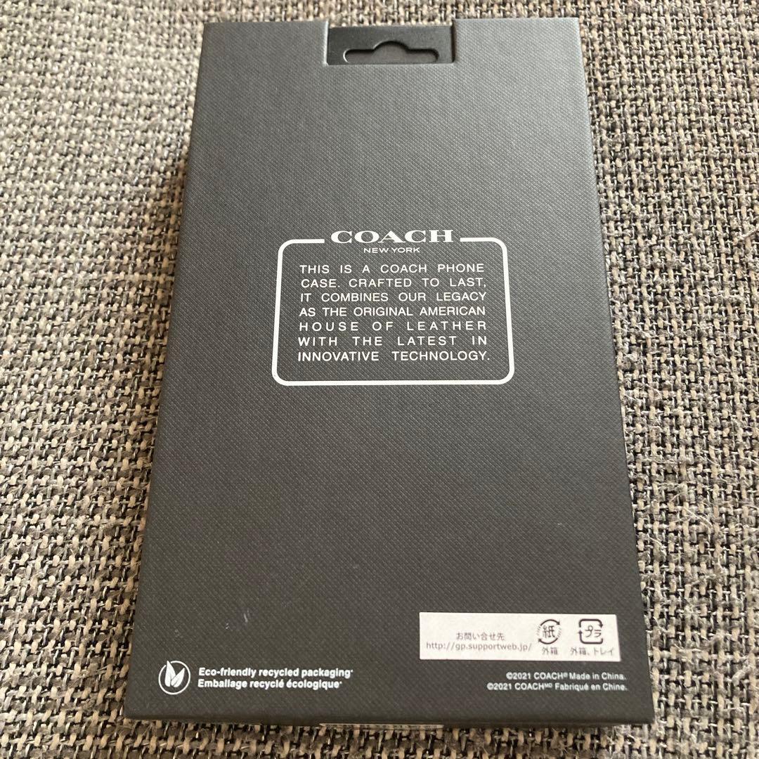 新品未開封　coach スマホケース　手帳型