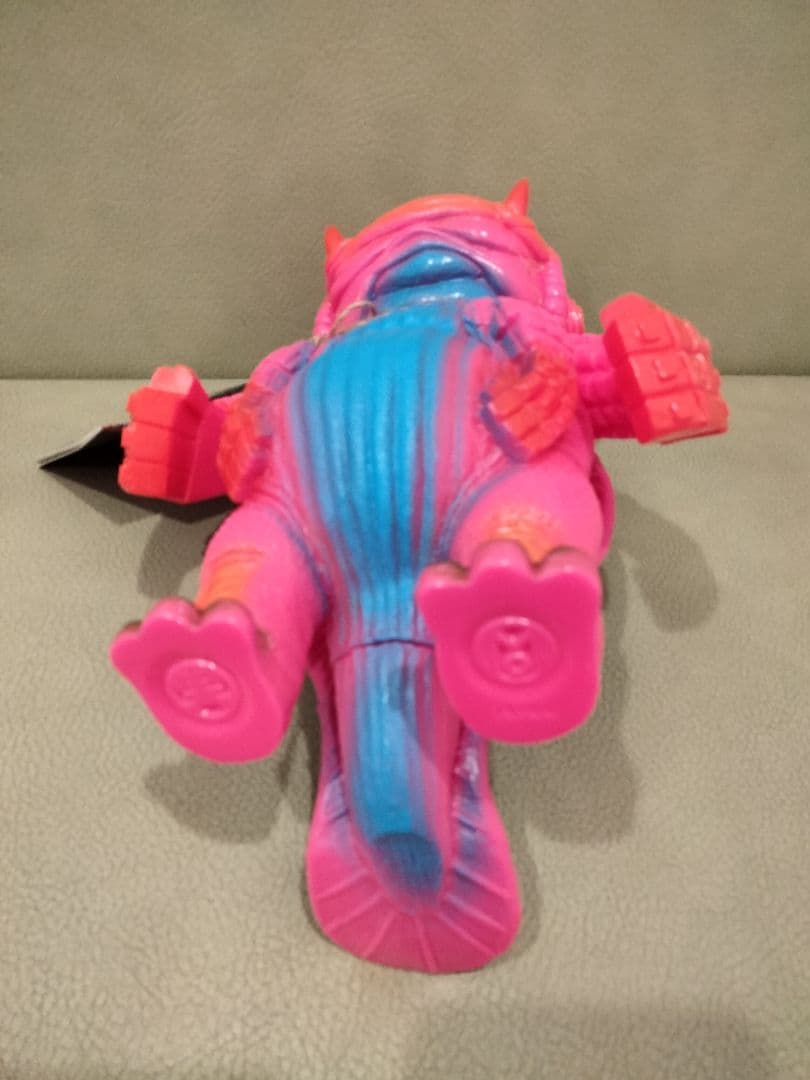 ソフビ　monstock　フロッゲン　ピンク　izumonster　ブルマァク