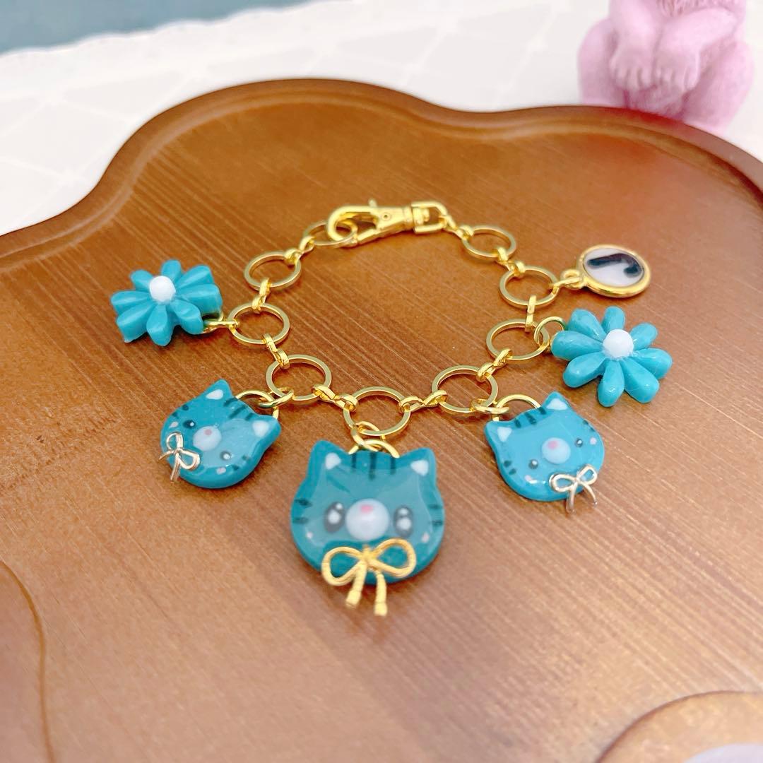 あみぐるみ　ぐふふっと仲良しコロピンクまるちゃんとコロ白ぷーちゃんのキーホルダー