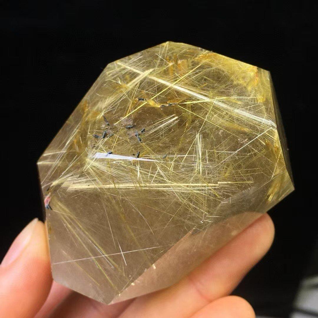 AAAAAA級天然ゴールドルチルクォーツ原石B0224/YS/F345/390D