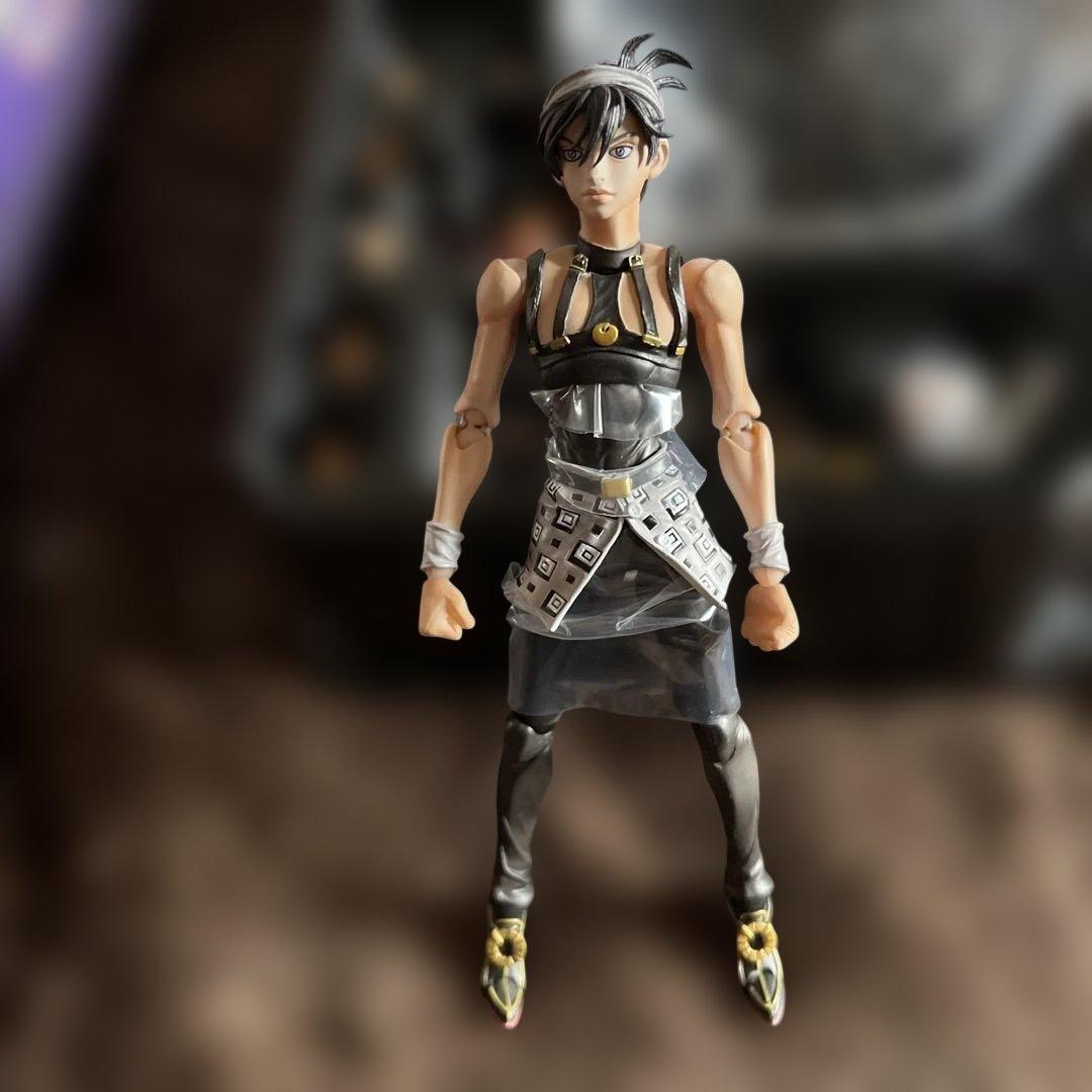 【超像可動 ナランチャ・ギルガ＆As Ver.BLACK】ジョジョ 黄金の風