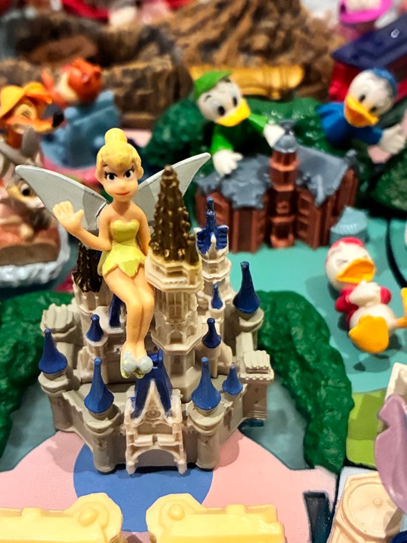 東京ディズニーランド25周年ジオラマフィギュア24種 コンプセット（開封済）