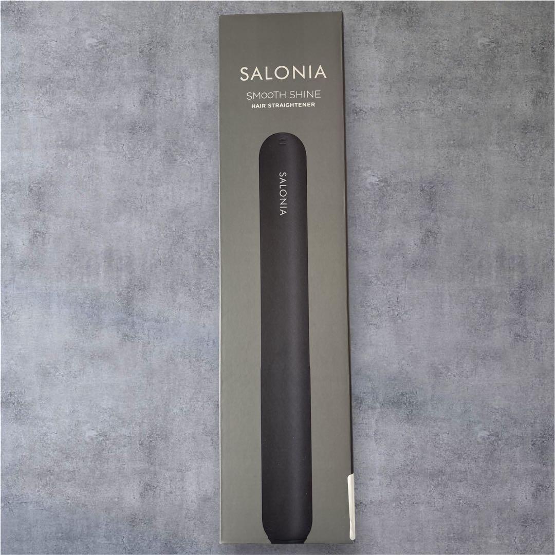 SALONIA スムースシャイン ストレートアイロン24mm ブラック　新品