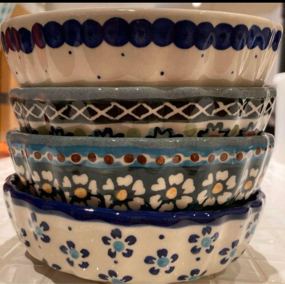 ポーリッシュポタリー　ポーランド食器　小鉢　15センチ