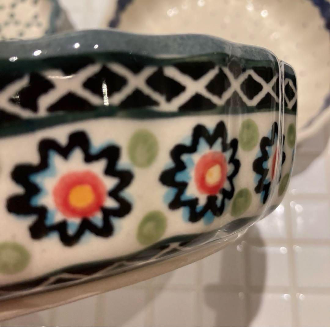 ポーリッシュポタリー　ポーランド食器　小鉢　15センチ