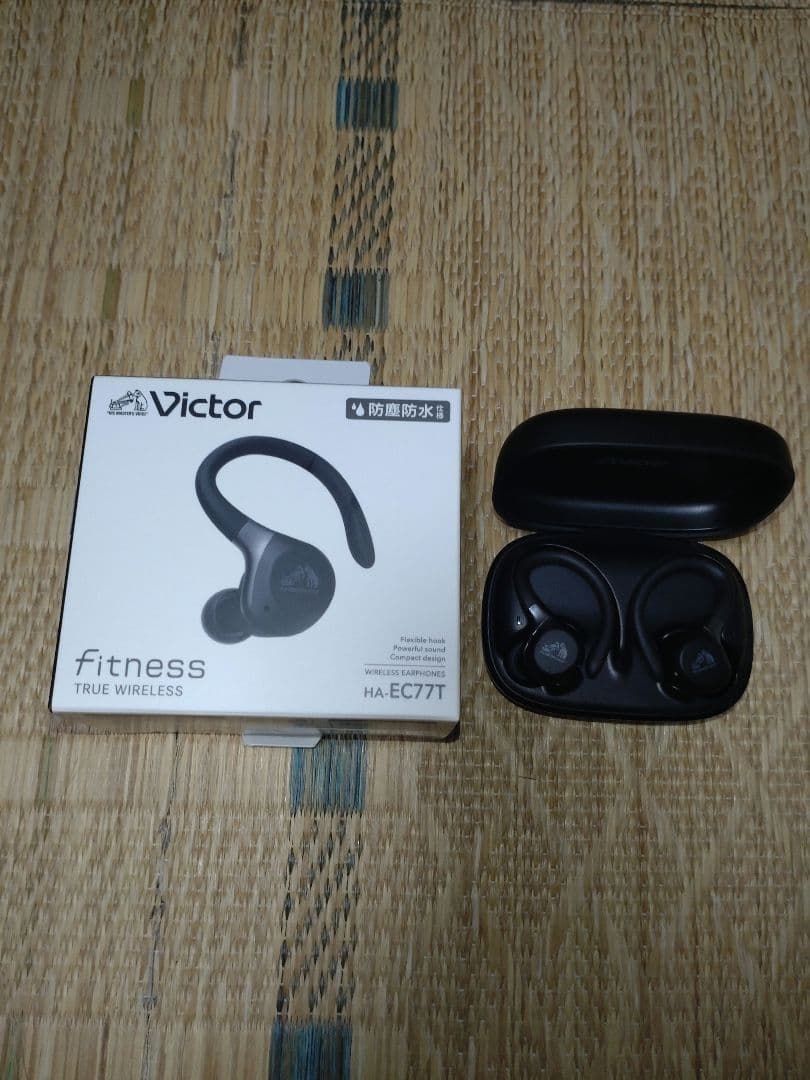 Victor ワイヤレスイヤホン HA-EC77T ブラック