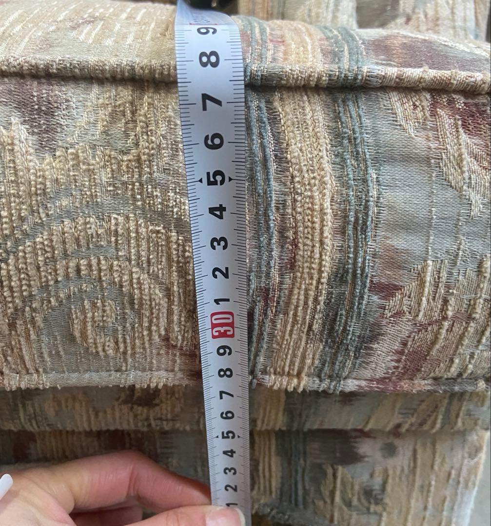 マルニ木工 ⭐️3人掛けソファ 花柄 ストライプ ヴィンテージ maruni