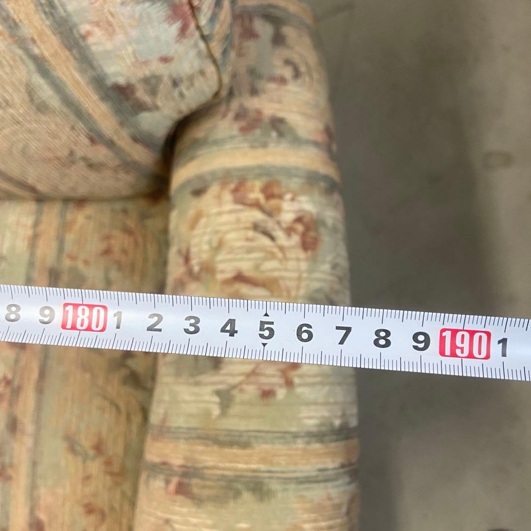 マルニ木工 ⭐️3人掛けソファ 花柄 ストライプ ヴィンテージ maruni