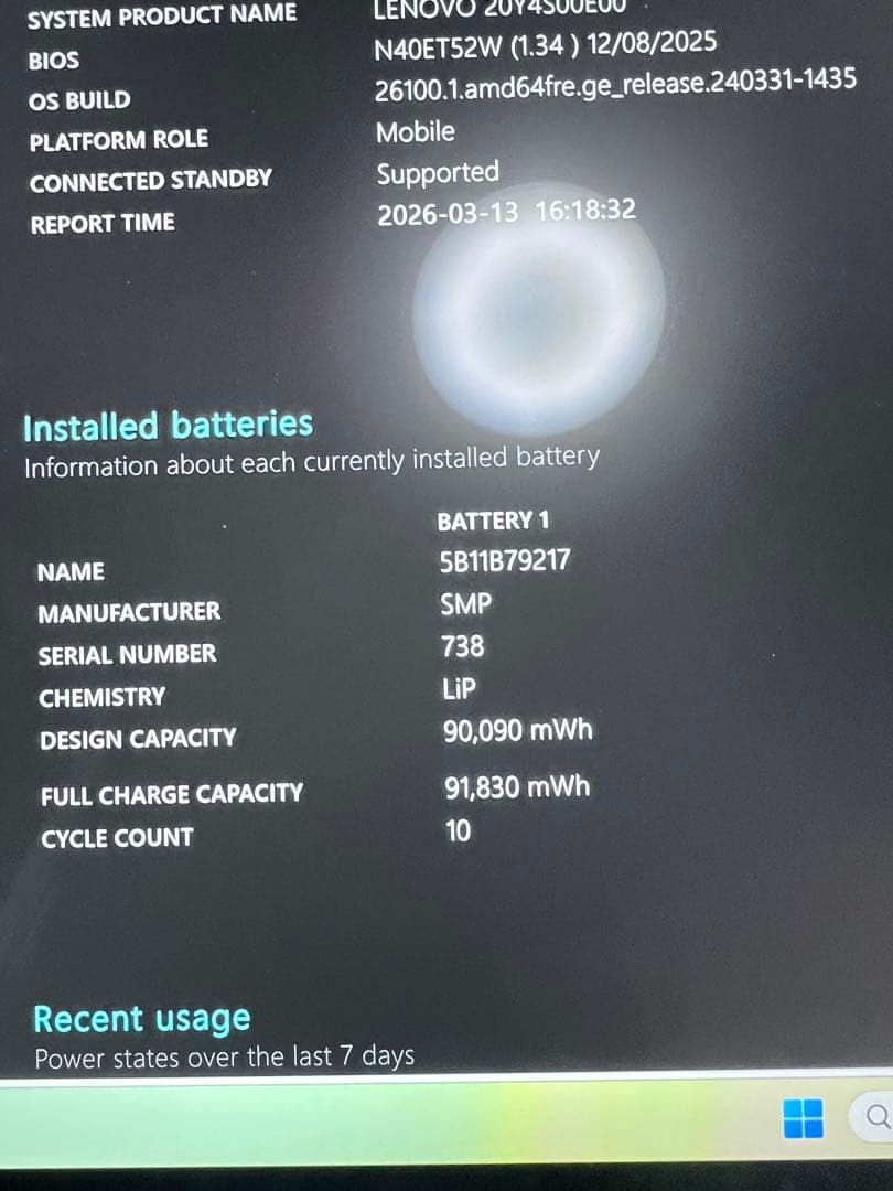 Windowsノート本体 thinkPad P1 Gen4 W-11855M 32GB RTX A2000