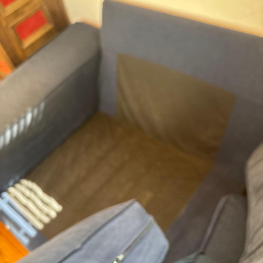 ikea kivik シーヴィク　ネイビーソファ 寝椅子付4人掛け　シート2種付