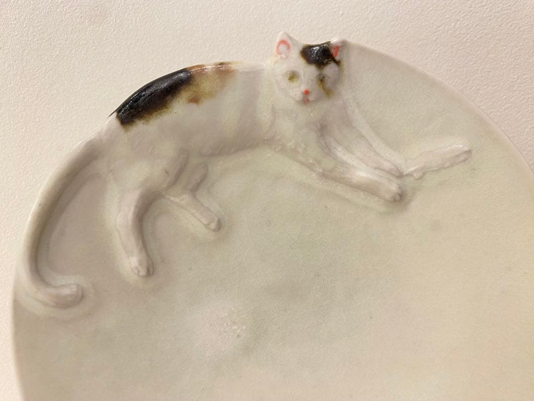 【うつわやみたす】三毛猫 猫 皿 小皿