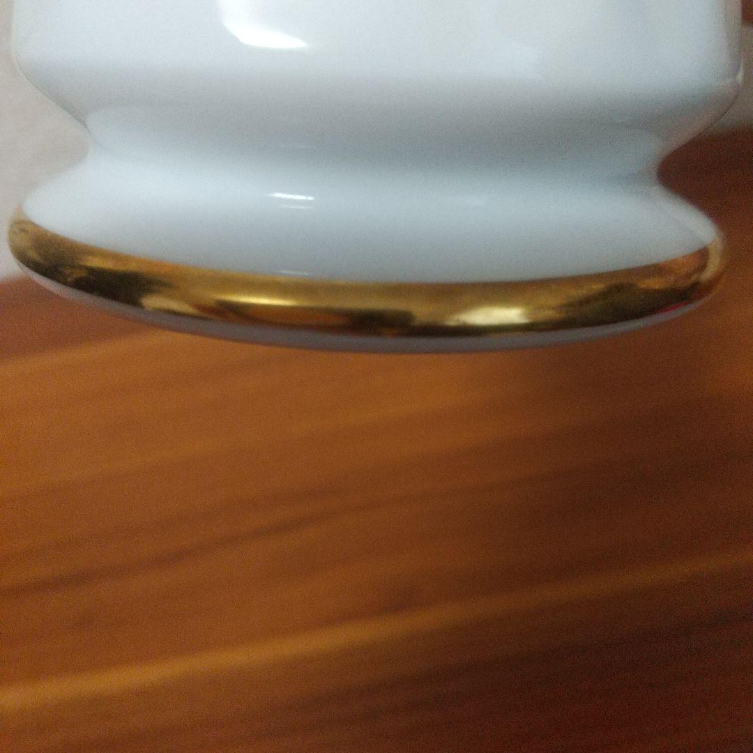 花柄陶器 花瓶 大倉陶園 ミモザ花瓶 小ぶり OKURA JAPAN