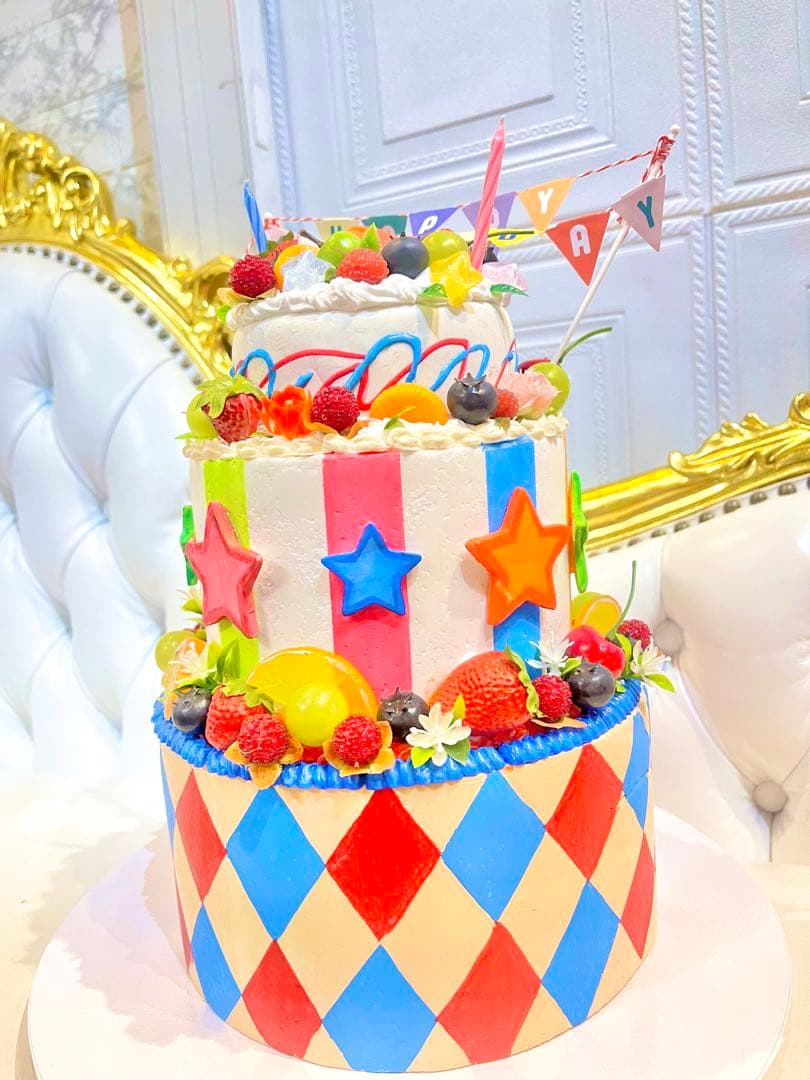 トリックスター風3段ケーキ