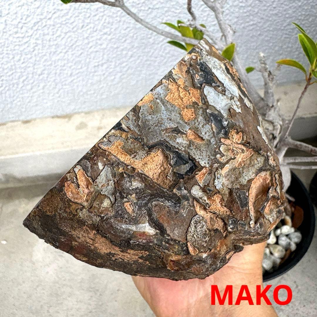 M1961☆カルサイト共生水晶ジオード2.8Kg☆天然石　原石☆N50711