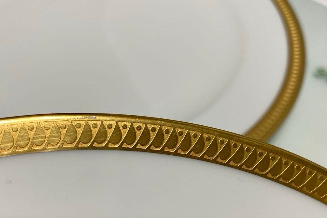 美品　大倉陶園　金色縁取り　プレート　皿2組