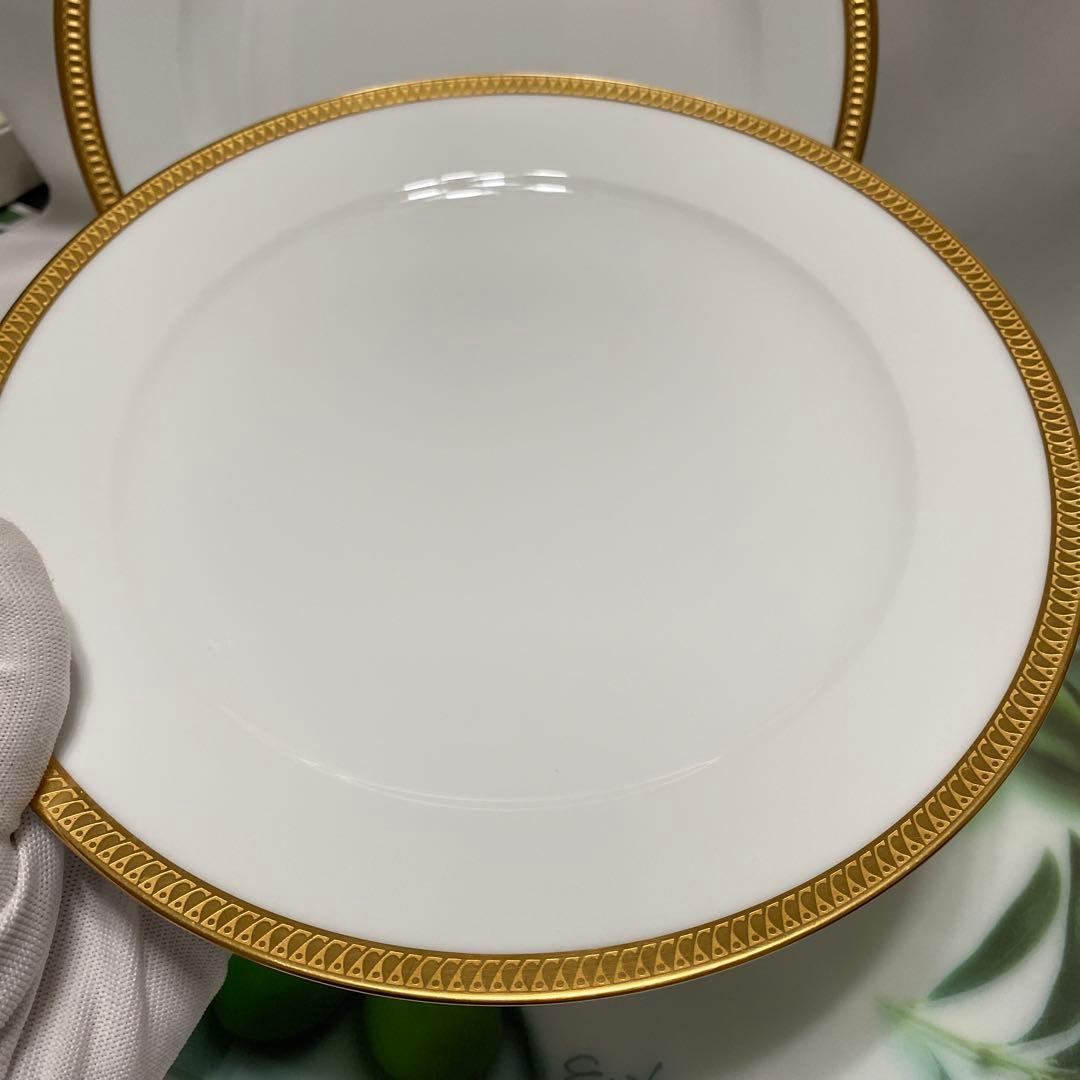 美品　大倉陶園　金色縁取り　プレート　皿2組