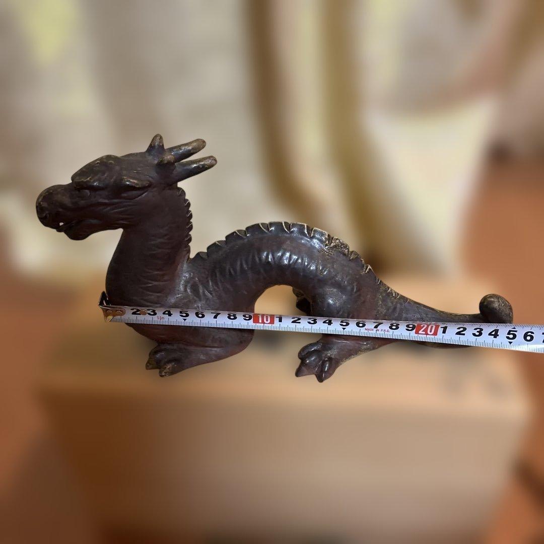 備前燒置物 暗い赤色。備前焼作家：行吉素心共箱