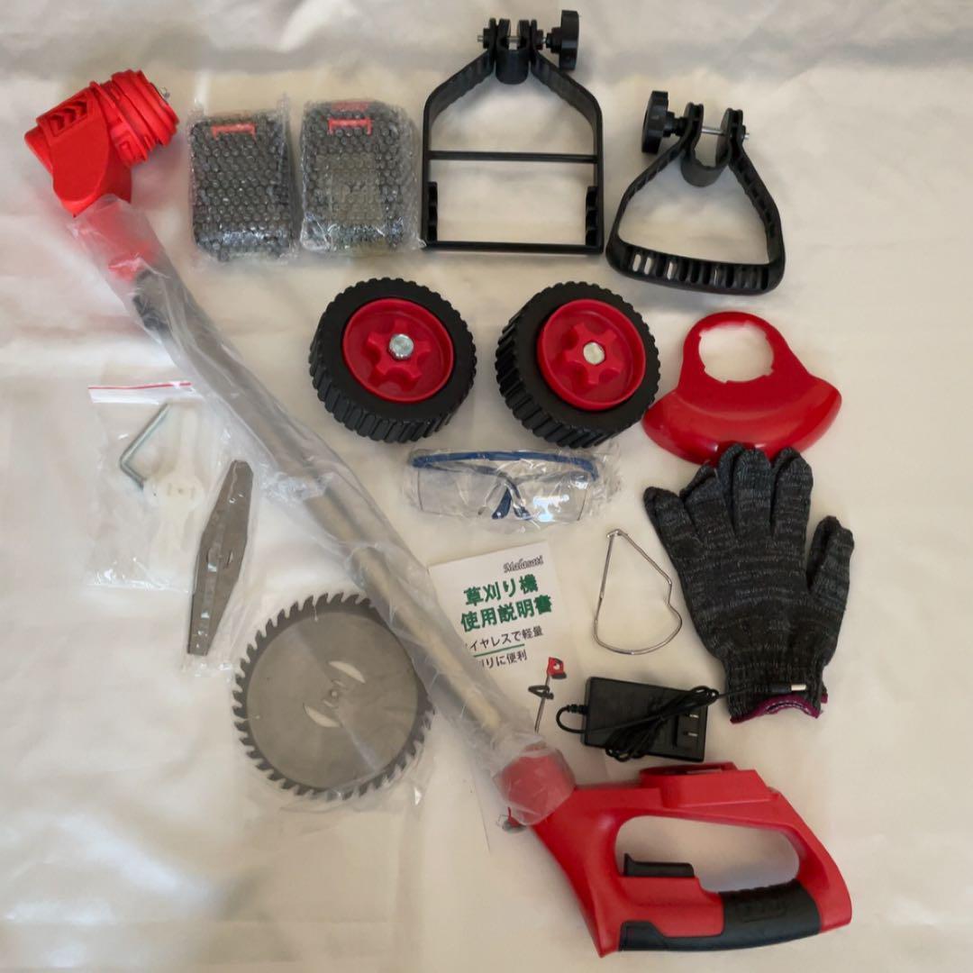 電動草刈り機 充電式 21V 1800W 電動コードレス軽量 バッテリー式