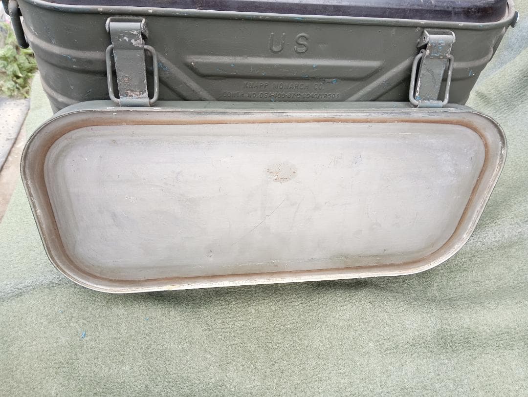 米軍 実物 1968年製 アルミ製 フードコンテナ