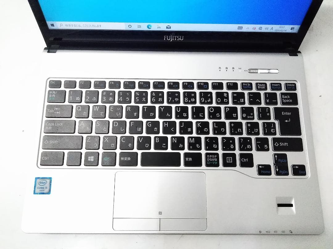 タッチパネル搭載 SSD500GB 富士通 WS1/W Core i5 □