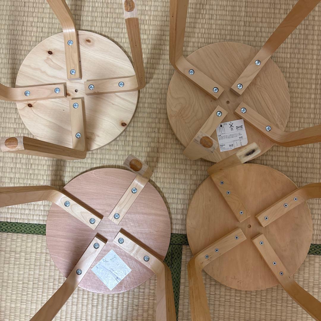 IKEA イケア　FROSTA フロスタ　スツール　廃盤品　4脚