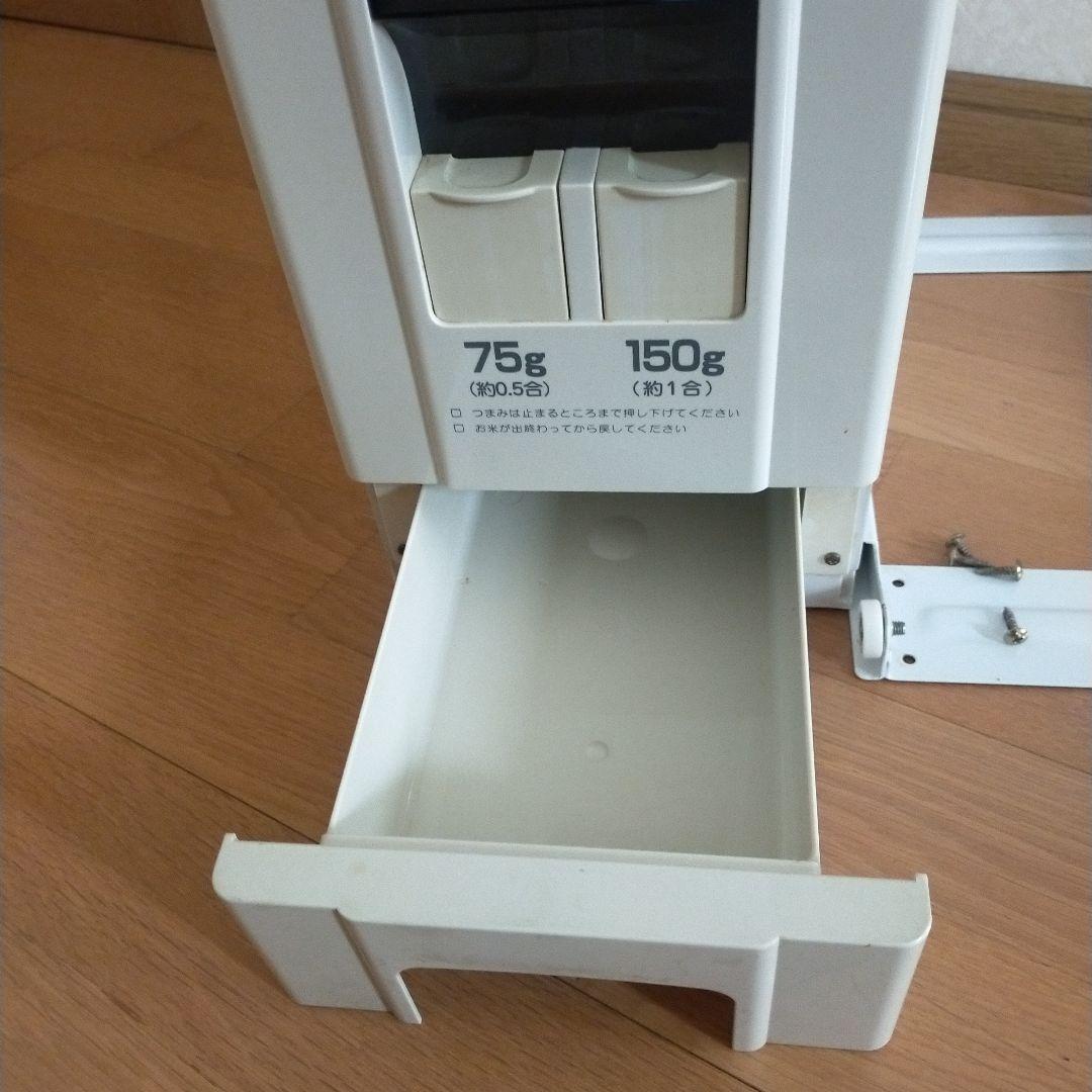 TOTO計量、スライド式 米びつ(ストッカー)　2分量押しボタン　12kg