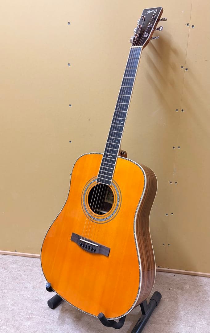 【新品】Three S W-460 スプルース単板 SUZUKI D-45コピー