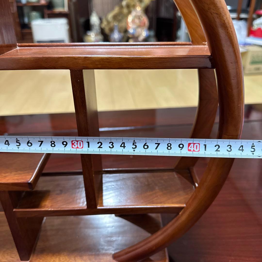 飾り棚　唐木　花梨