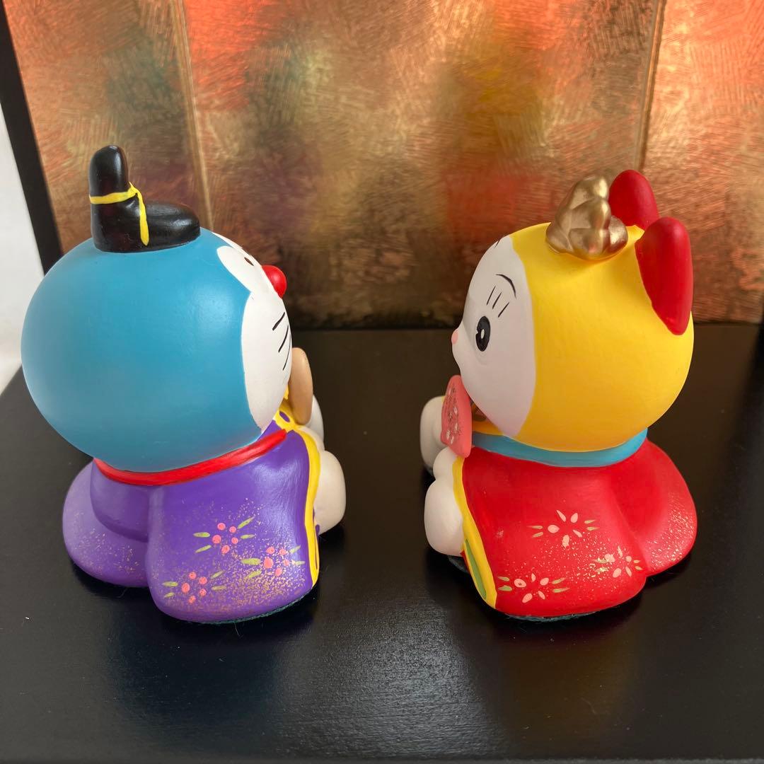 【レア　箱付き　美品】吉徳大光　ドラえもん ドラミ　雛人形 ひな祭り レトロ