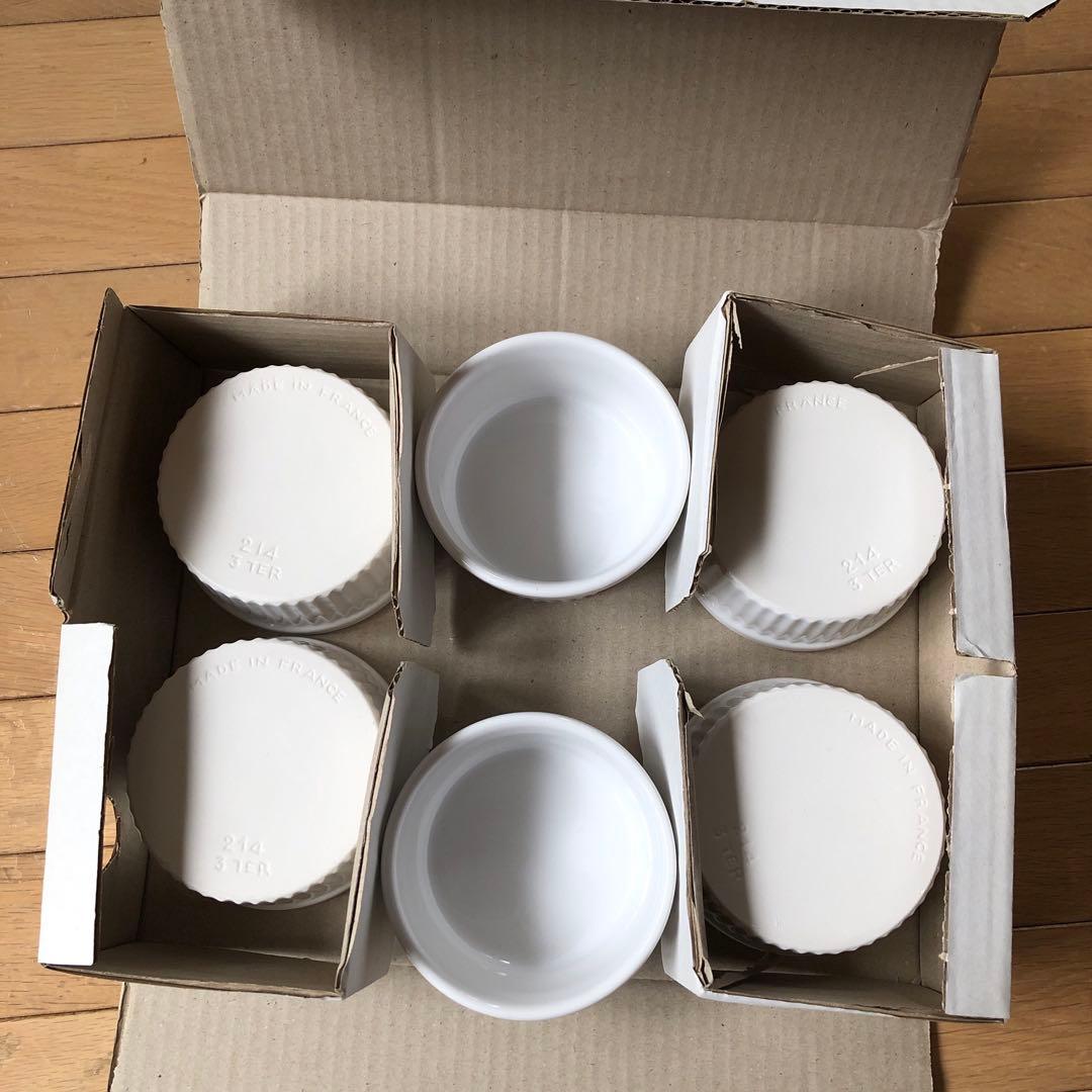 フランス製白い小鉢6個　REVOL