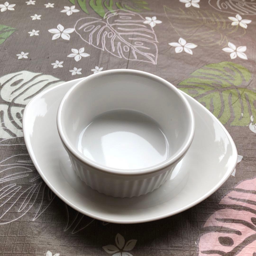 フランス製白い小鉢6個　REVOL