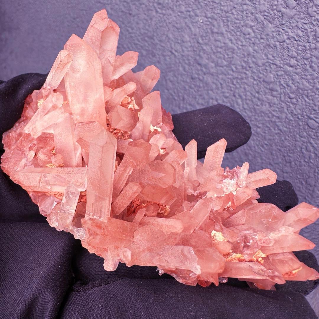 爆レア❗️浄化❗️超綺麗♡超強いパワー ピンク ヒマラヤ クラスター天然石A1614