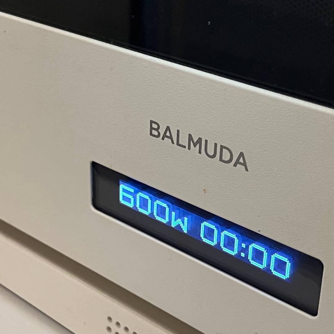 【引き取り限定】BALMUDA オーブンレンジ K04A-WH 白 2021年製