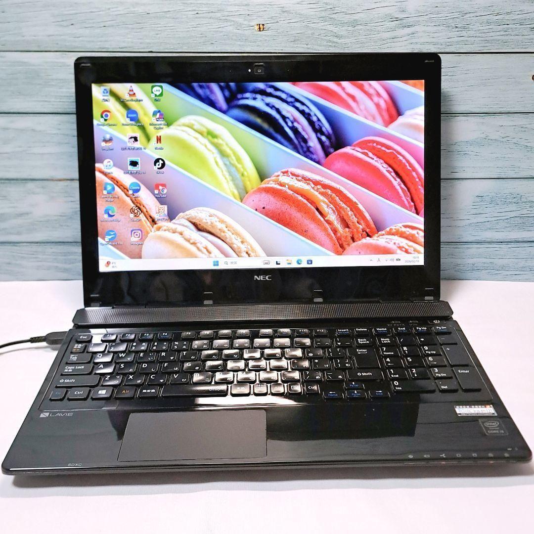 J103 設定済 i3/1000GB NECノートパソコン Windows11