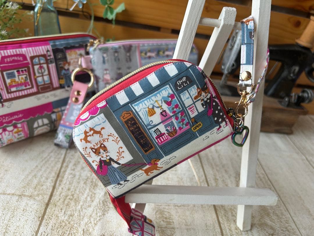 よーぽん♡パリの街並み、ウィンドウショッピング猫ちゃん＆ジョリーフルール