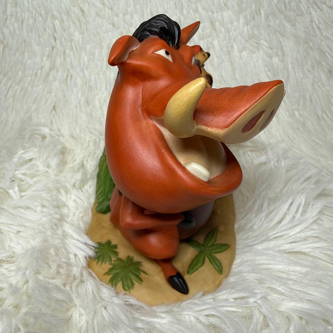 ディズニー　ライオンキング　シンバ　ティモン　プンバァ　陶器製