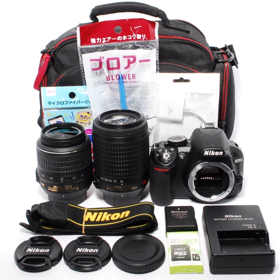 ◆ショット数僅か◆Nikon D3100◆バッグ付き◆一眼レフカメラ◆すぐ使える