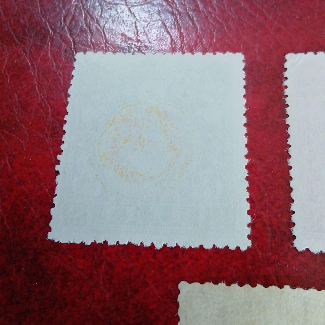 銭単位切手　大正5年　裕仁立太子礼記念　3種完　糊落ち　9800円