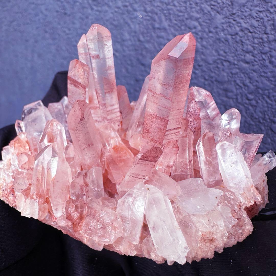 希少❗️高品質❗️超綺麗♡超強いパワー ピンク ヒマラヤ クラスター天然石A1558