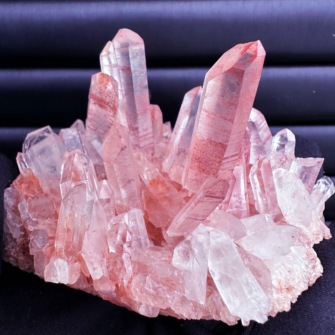 希少❗️高品質❗️超綺麗♡超強いパワー ピンク ヒマラヤ クラスター天然石A1558