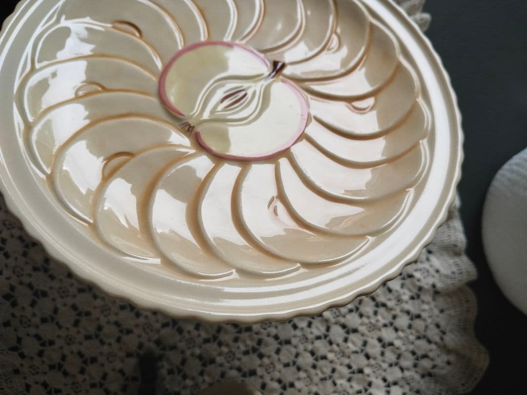 【11/5まで】フランスヴィンテージ　バルボティーヌりんごプレート　２枚組