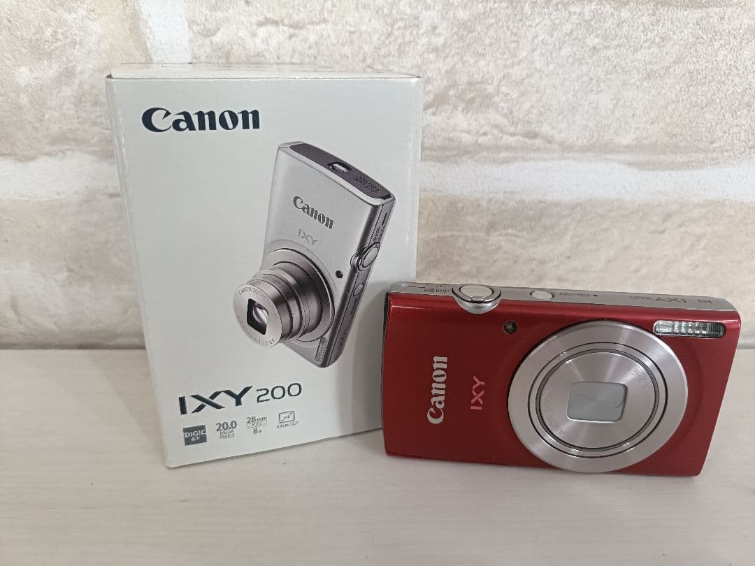 【美品♪】Canon IXY 200レッド デジタルカメラ 本体