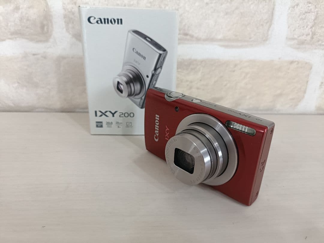 【美品♪】Canon IXY 200レッド デジタルカメラ 本体