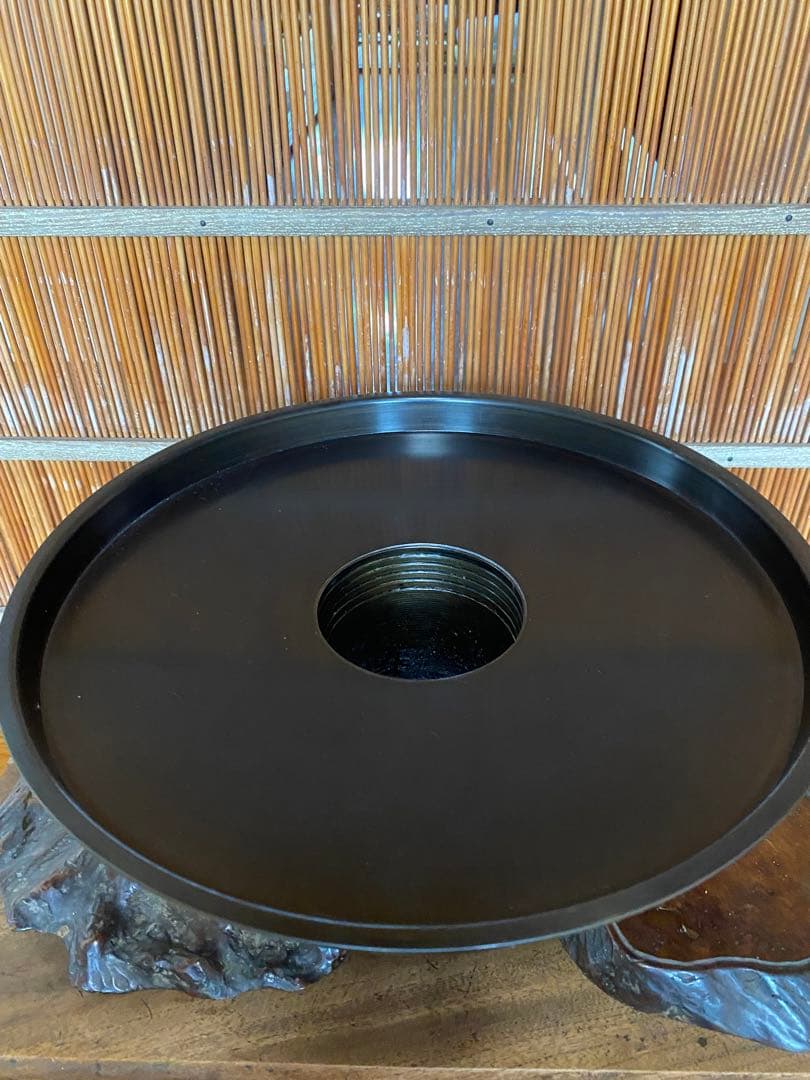 池坊　草月　銅製　唐銅　花器