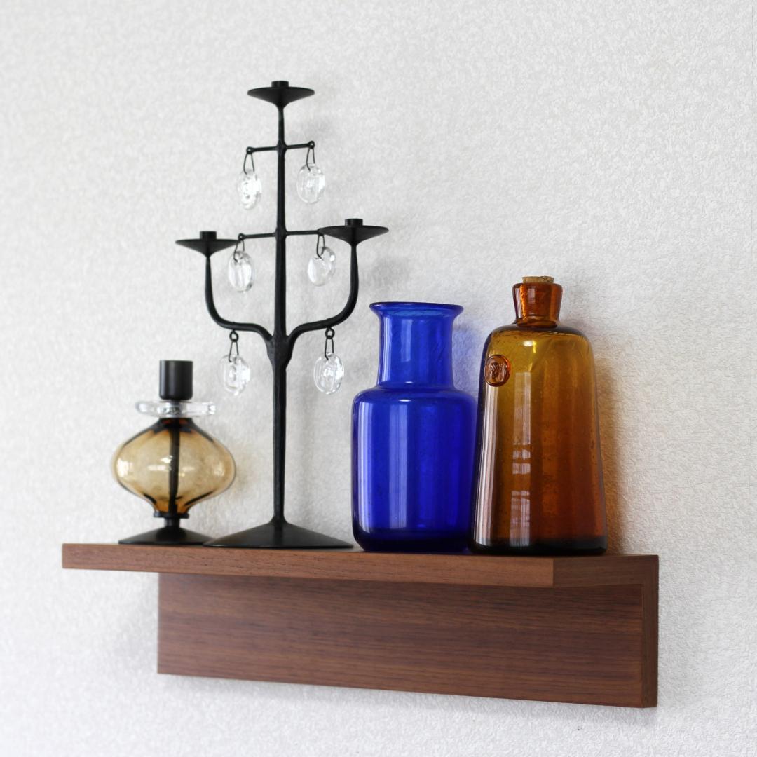 【サインあり】エリックホグラン　Erik Hoglund　アンバー 花瓶/花器